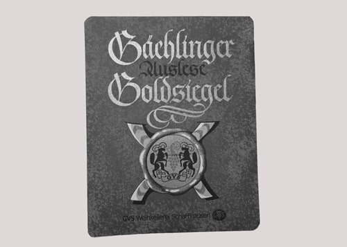 Erster Gächlinger Goldsiegel Wein Auslese
